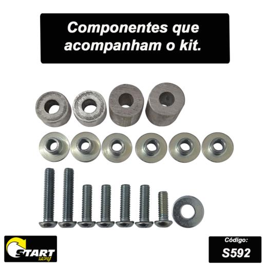 Protetor de Motor Plástico Start Racing KX 250F 2025 + KX 250X 2025