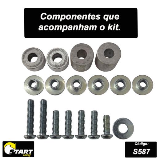 Protetor de Motor Plástico Start Racing KX 450F 24/25 + KX 450X 2025