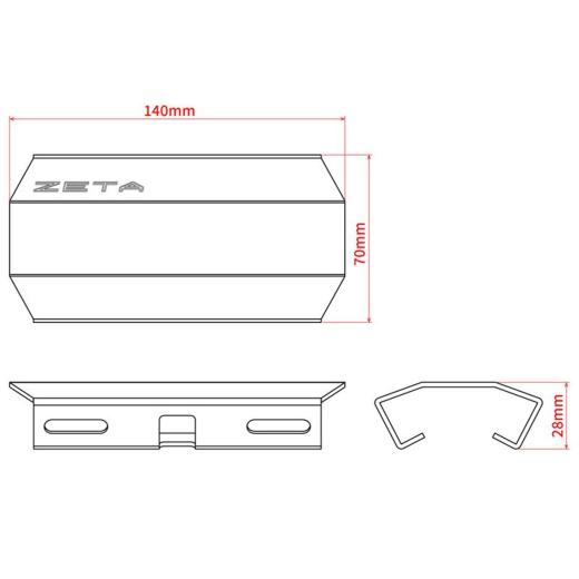 Protetor de Ponteira Escape Zeta
