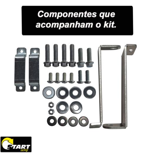 Protetor de Radiador Lateral Start YZF 250 2024 + YZF 450 23/24 Anodizado Azul