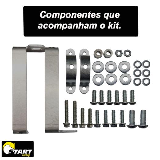 Protetor de Radiador XC Start WRF 250 20/23 + WRF 450 19/23 + YZF 250 19/23 + YZF 450 18/22 Anodizado Azul