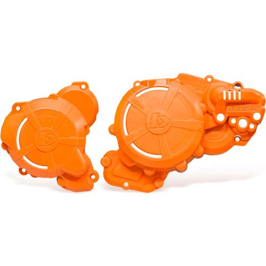 Protetor Tampas Laterais do Motor Biker MXF 300 TSX 2026 + KTM + Husq 250/300 MX 17/22 + Enduro 17/23