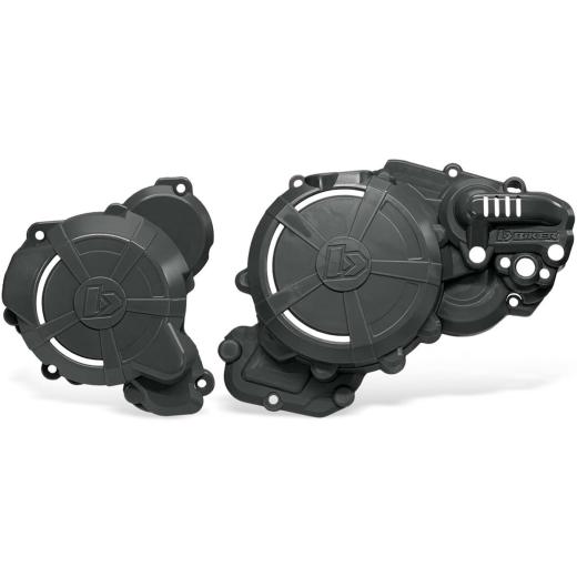 Protetor Tampas Laterais do Motor Biker MXF 300 TSX 2026 + KTM + Husq 250/300 MX 17/22 + Enduro 17/23