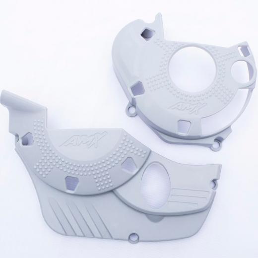 Protetor Tampas Laterais do Motor AMX CRF 250F Cinza