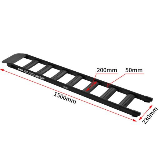 Rampa Híbrida Dobrável DRC Alumínio e Nylon 180 cm