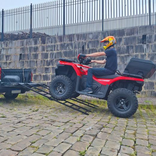 Rampa para Carregar Motos Dobrável Start 2 metros Aço