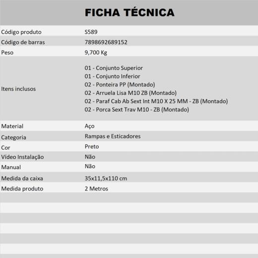 Rampa para Carregar Motos Dobrável Start 2 metros Aço