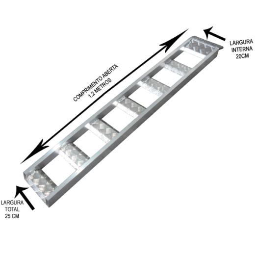 Rampa para Carregar Motos Start 1,2m Alumínio