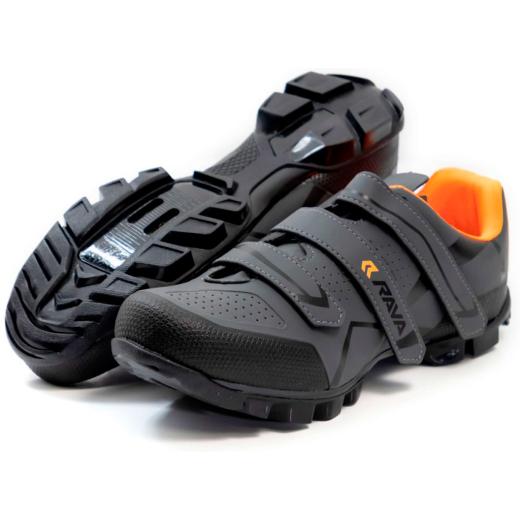 Sapatilha RAVA Pressure MTB Grafite/Laranja