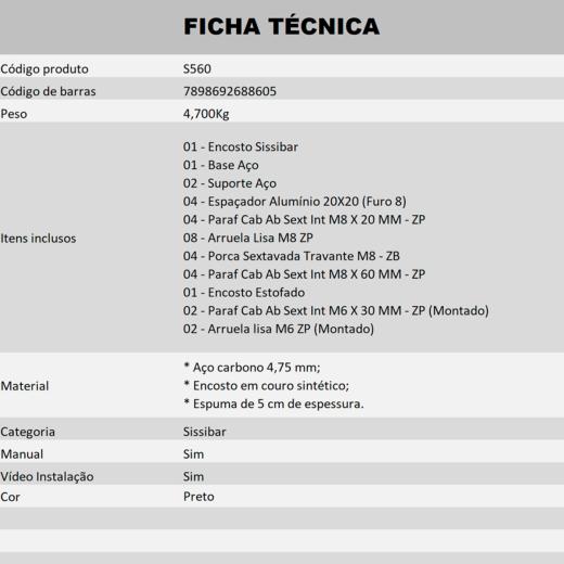 Sissy Bar Start Kawasaki Eliminator 500 + 500SE 24/25