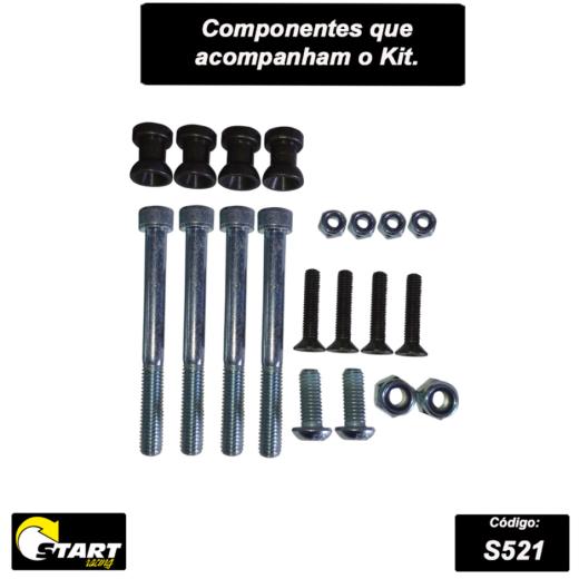 Suporte para Baú Lateral Start Monokey Kawasaki Versys 300 17/25