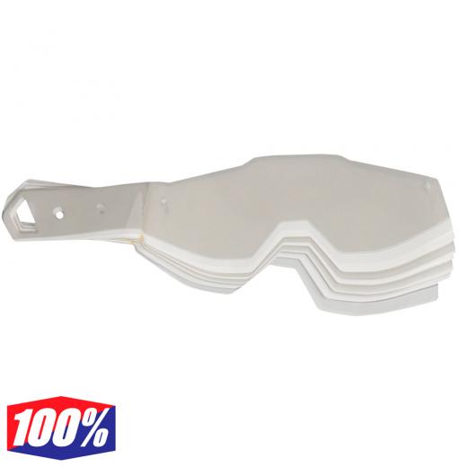 Tear Off 100% Racecraft/Accuri/Strata - 20 Unidades