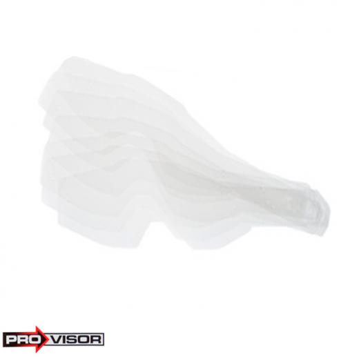 Tear Off Provisor 100% Racecraft / Accuri / Strata - 10 Unidades