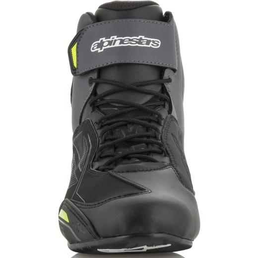 Tênis Alpinestars Faster 3 Drystar Preto/Cinza/Amarelo Flúor