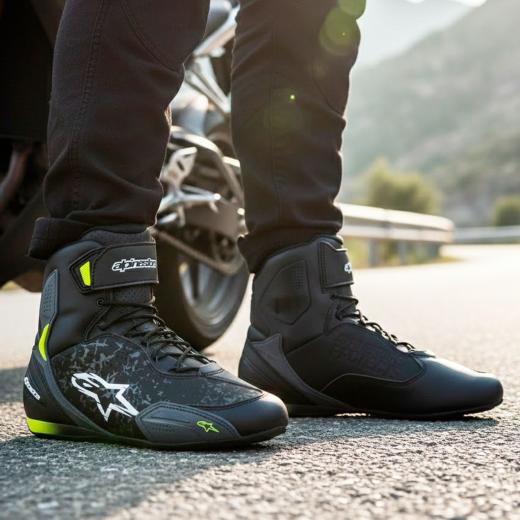 Tênis Alpinestars Faster 3 Preto/Amarelo