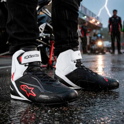 Tênis Alpinestars Faster 3 Preto/Branco/Vermelho