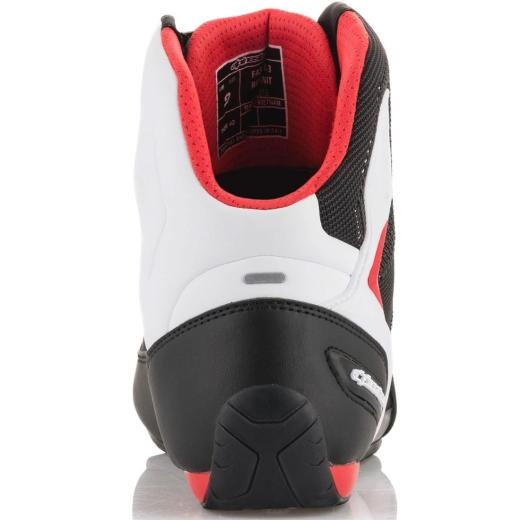 Tênis Alpinestars Faster 3 Rideknit Preto/Branco/Vermelho