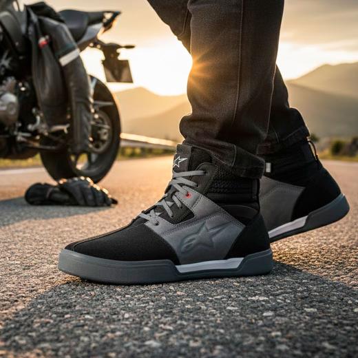 Tênis Alpinestars Primer Riding Preto/Cinza