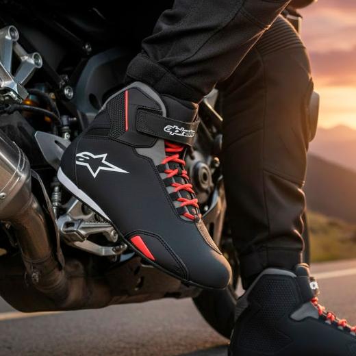 Tênis Alpinestars Sektor Preto/Vermelho