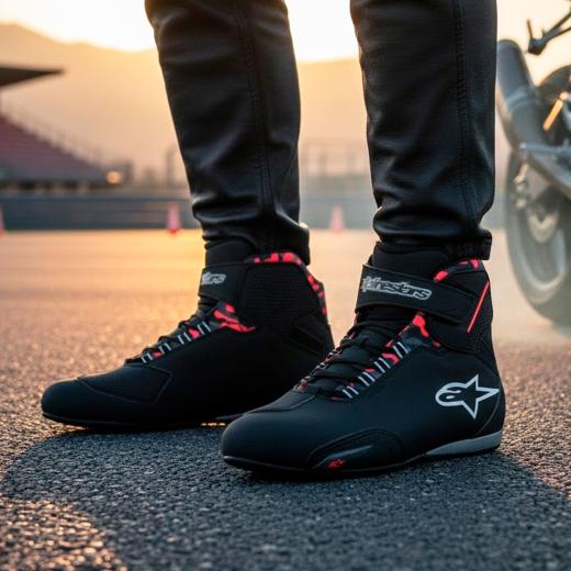 Tênis Alpinestars Sektor Wp Preto/Cinza/Vermelho