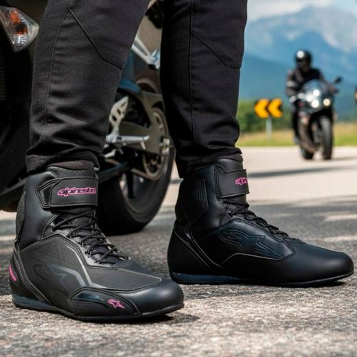 Tênis Feminino Alpinestars Stella Faster 3 Preto/Rosa