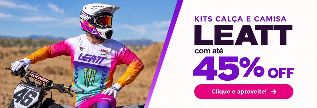 Promoção Kits Calça e Camisa Leatt