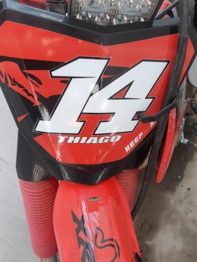 Number Plate AMX One CRF 250F