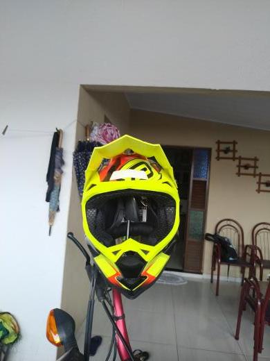 Capacete Asw Fusion - Preto/Amarelo