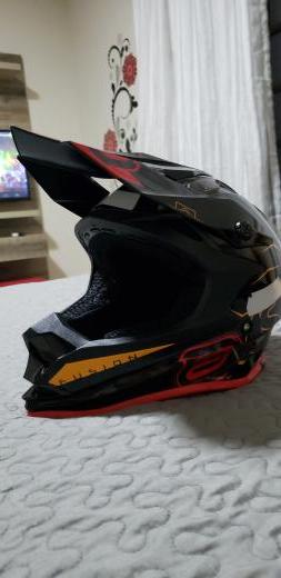Capacete ASW Fusion Sharp - Preto/Vermelho